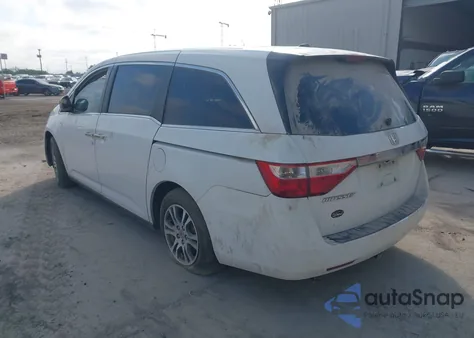 2012 Honda Odyssey Ex-L из США, поврежденный, VIN 5FNRL5H65CB019217